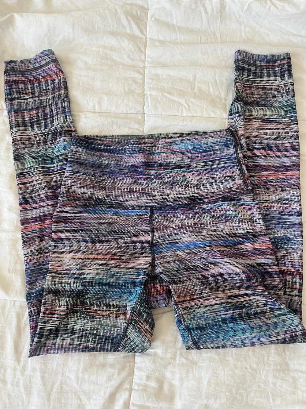 lululemon athletica EUC Multicolor Space-Dye Leggings